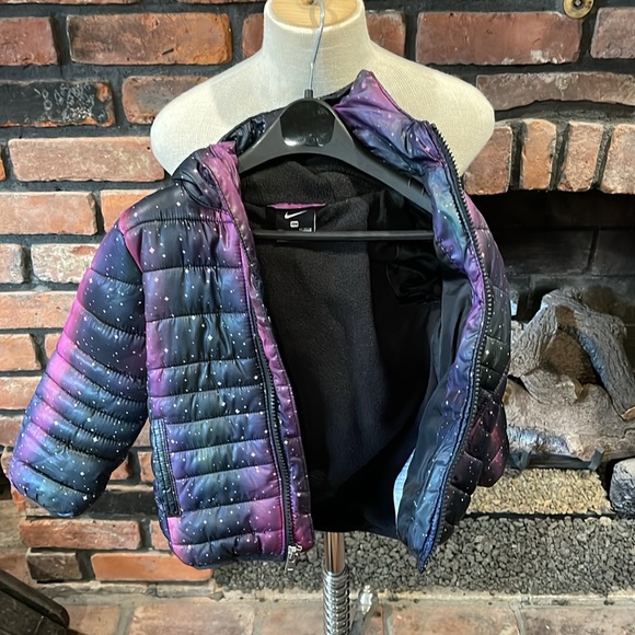 Nike Toddler galaxy Print puffer coat size 18months - Picture 5 of 9